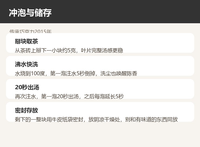 传承巧克力2015年 详情图